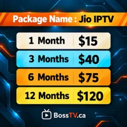 Jio 4K IPTV - Stalker IPTV service with 7-Day Catch-Up