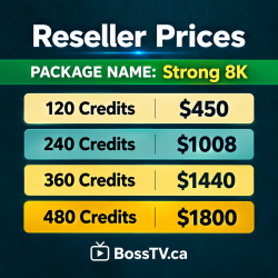 Strong 8K IPTV Reseller – Strong IPTV Reseller Panel